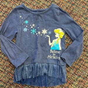 Disney Frozen Girls 4T Shirt